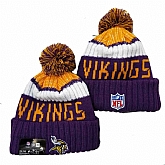 Minnesota Vikings Team Logo Knit Hat YD (8),baseball caps,new era cap wholesale,wholesale hats